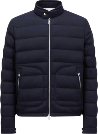 Moncler Heren, Jassen, Blauw, Maat: 3XL Kasjmier