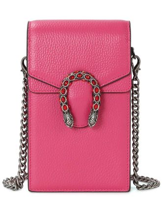 Tiffany & Fred Dragon Crystal Leather Phone Bag