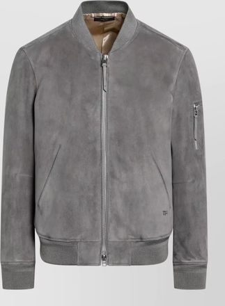 Tom Ford suede bomber jacket