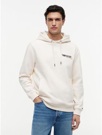 Tommy Hilfiger Mens Desert Palm Back Graphic Hoodie - White - XL