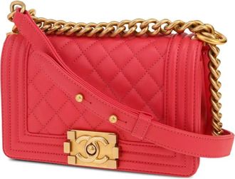 Chanel Borsa a spalla Boy mini - Rosa
