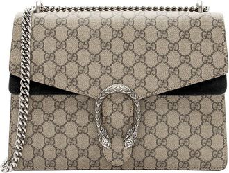 Gucci Beige Gg Supreme Canvas Dionysus Large Shoulder Bag (Authentic Pre- Loved)