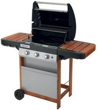 Campingaz Barbacoa Gas 3 Quemadores Woody Lx (int), Barbacoa Gas 3 Quemadores Woody Lx Marca Barbacoa 3 Series Woody Lx Tama&ntilde;o Familiar Carro De Madera De A - C