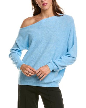 Minnie Rose Off-The-Shoulder 100% Cashmere Sweater