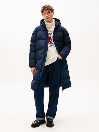 Tommy Hilfiger Water Repellent Down Longline Hooded Parka