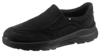 Jomos Slip-On Sneaker JOMOS Jomotion, Herren, Gr. 39, schwarz, Nubukleder, unifarben, Schuhe Slip-On Sneaker, Slip-on Sneaker, Schlupfschuh mit elastischem 