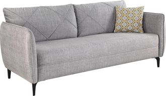 Jockenhöfer 3-Sitzer »Novara« mit attraktiver Steppung, Rauten-Biesennähte, frei im Raum stellbar