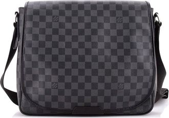 Louis Vuitton Black Damier Graphite Daniel Mm (Authentic Pre-Loved)