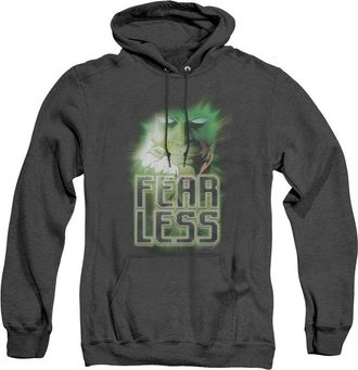 Gildan Green Lantern Fearless Adult Heather Hoodie / Hooded Sweatshirt