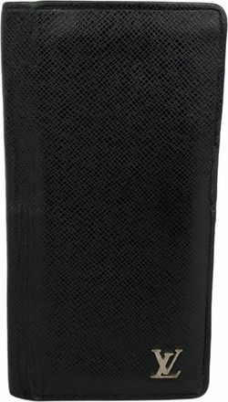 Louis Vuitton Noir Long Wallet (Bi-Fold) (Pre-Owned)