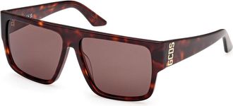 GCDS GD0063 52E Mens Sunglasses Tortoiseshell Size 57