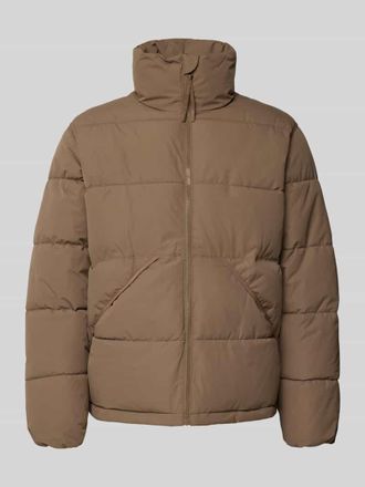 Only & Sons Regular Fit Steppjacke mit Stehkragen Modell PACK in Beige, Größe XXL