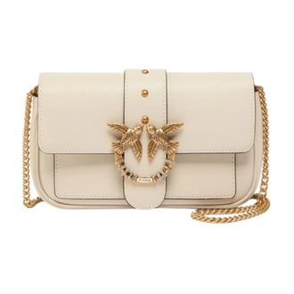 Pinko Pinko, Dames, Tassen, Beige, Maat: ONE Size
