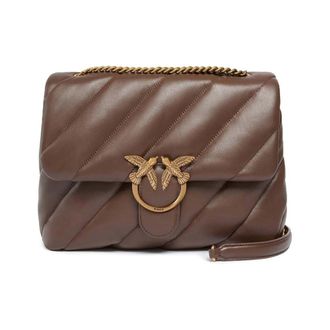 Pinko Pinko, Dames, Tassen, Bruin, Maat: ONE Size Leer