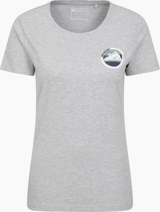 Mountain Warehouse Womens Mountain Warehouse Womens/Ladies Lake District Tree Ring Organic T-Shirt - Grey - Size: 16