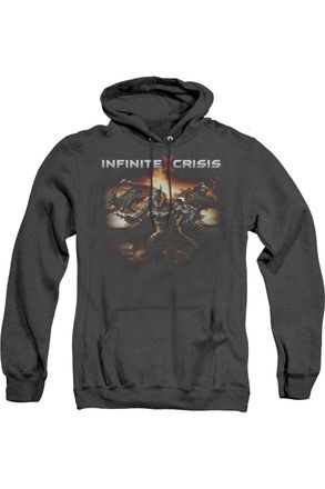 Gildan Infinite Crisis Batman Adult Heather Hoodie / Hooded Sweatshirt