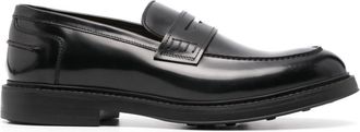 Doucal's leather loafers - men - Calf Leather/Rubber/Calf Leather - 41.5 - Black