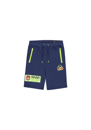 Alpha Industries Sweatshorts ALPHA INDUSTRIES Mars Neon Short, Herren, Gr. XL, Normalgr&ouml;ssen, blau (new navy), Obermaterial: 80% Baumwolle, 20% Polyester, Hosen Sweats