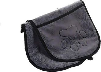No Brand Toalla De Ba&ntilde;o Para Mascotas - Material De Microfibra Superabsorbente Y De Secado R&aacute;pido - Suave Y Lavable A M&aacute;quina - Apta Para Todos Los Tama&ntilde;os - 2
