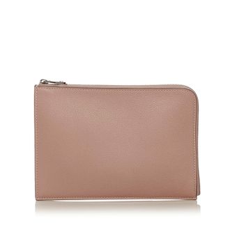 Louis Vuitton Pre-owned Womens Zip Around Leather Wallet - Tan - One Size