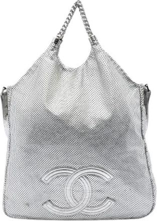 Chanel Pre-owned Rodeo Drive Tote Bag - Dames - Vintage Shopper - Grijs - ONE Size - Leer - Vintage