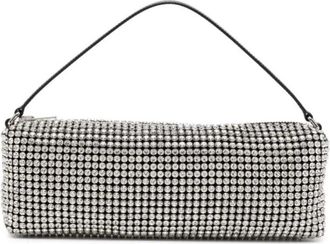 Alexander Wang Mesh Design Kristalversiering Rechthoekige Tas - Dames - Handtassen - Grijs - ONE Size - Tassen