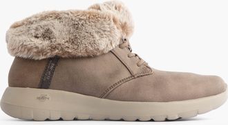 Skechers 144803/dktp On-the-go Joy - Cozy Charm Womens Boots Dark Taupe - Size UK 5