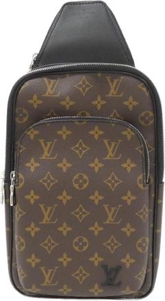 Louis Vuitton Brown Coated Canvas Shoulder Bag (Pre-Owned)