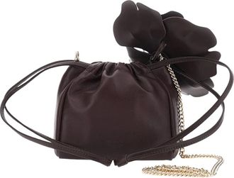 Pinko Bolso Mini Pouch Flower - Bags - Mujer - Marr&oacute;n - ONE SIZE