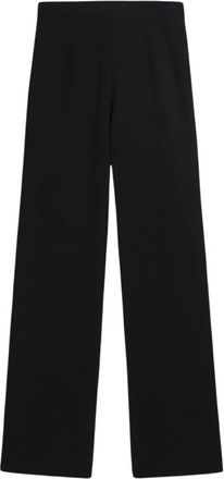 Max Mara Nicia Broek - Dames - Straight fit broeken - Zwart - S - Broeken