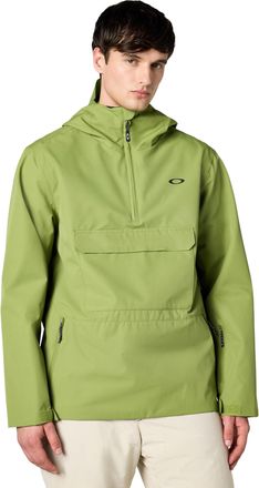 Oakley Mens Divisional Recycled Shell Anorak Jacket, Fern, L