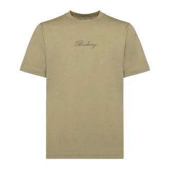 Burberry T-Shirts, male, Green, Size: XL T-Shirts
