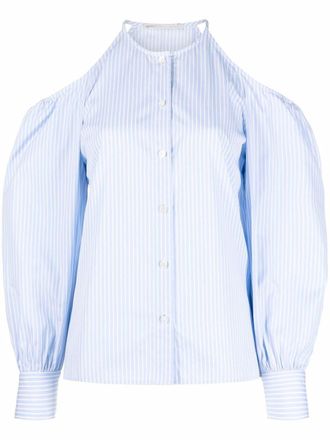 Stella McCartney Asymmetrische blouse - Blauw