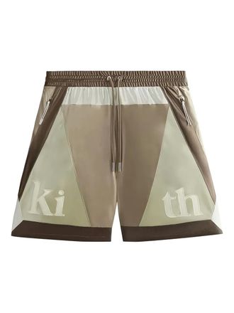 Kith patchwork logo shorts - Neutrals