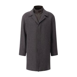 Moorer Jassen, Heren, Grijs, XL, Wol, Donzen Jas