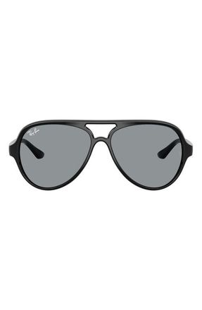 Ray-Ban Cats 5000 59mm Pilot Sunglasses in Black /Grey at Nordstrom