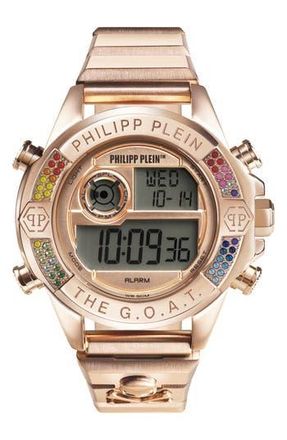 Philipp Plein The GOAT Digital Watch, 44mm in Ip Rose Gold at Nordstrom Rack