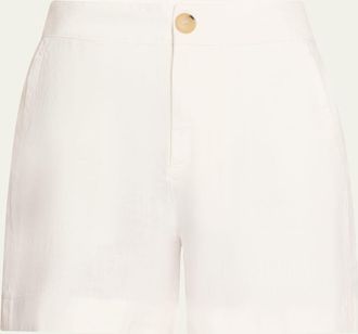 Vince Mid-Rise Hemp Shorts