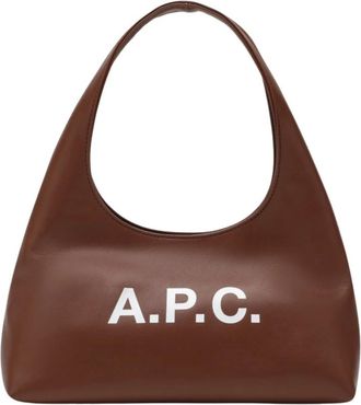 A.P.C. Bolso de Hombro Baby Ninon - Bags - Mujer - Marr&oacute;n - ONE SIZE