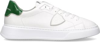 Philippe Model Temple Tennis Sneaker - Heren - Sneakers - Wit - 40 EU - Katoen - Schoenen