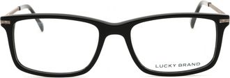 Lucky Brand VLBD423 Rectangular Acetate Eyeglasses - Black