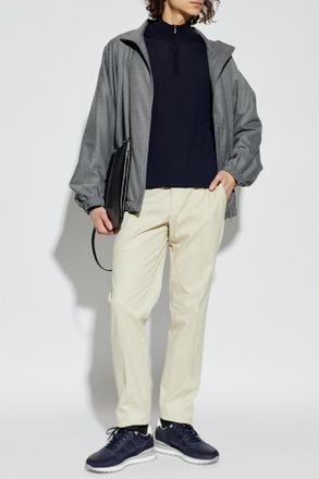 Brioni Pienza Trousers, Mens, Cream