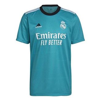 adidas Mens adidas Real Madrid 2nd Away Fan Edition Short Sleeve Soccer/Football Malachite Green Jersey H40951