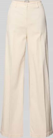 Seductive Hose mit B&uuml;gelfalten und Eingrifftaschen in Beige, Gr&ouml;&szlig;e 34