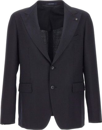 Tagliatore Virgin Wool Blazer - Heren - Blazers - Blauw - XL - Wol - Jassen