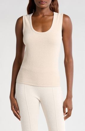 Barefoot Dreams CozyChic Ultra Lite Tank in Stone at Nordstrom, Size X-Large