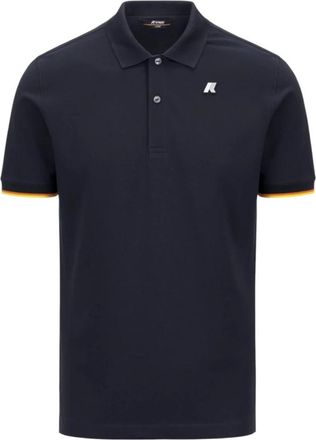 K-Way Vincent Pique Slim Polo - male - K-Way - Polo Shirts - Blue - 2XL - Tops