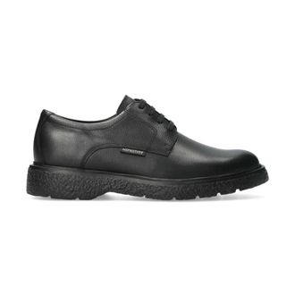 Mephisto Eddy Veterschoen - Heren - Veterschoenen - Zwart - 42 1/2 EU - Leer - Schoenen