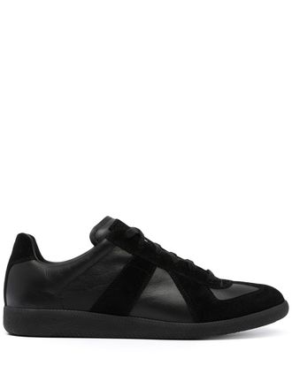 Maison Margiela Replica low-top sneakers - men - Leather/Leather/Rubber - 41 - Black