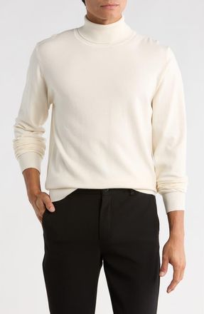 T.R. Premium Slim Fit Turtleneck Sweater in Egg Shell at Nordstrom Rack, Size Xxx-Large